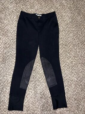 Tuff Rider Black Girls Riding Tights - Size 16